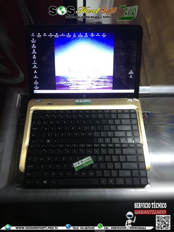 Se realizó el remplazo del teclado de Laptop Hp pavilion md4.